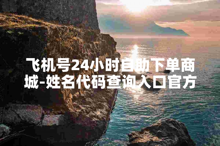 飞机号24小时自助下单商城-姓名代码查询入口官方网站。