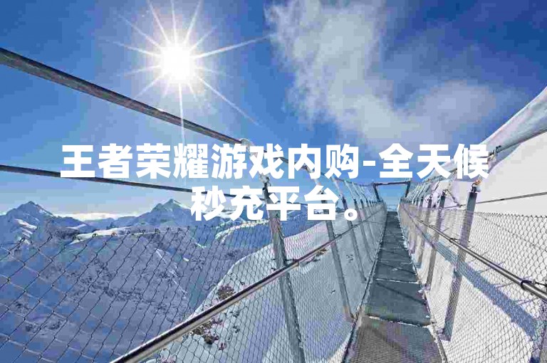 王者荣耀游戏内购-全天候秒充平台。