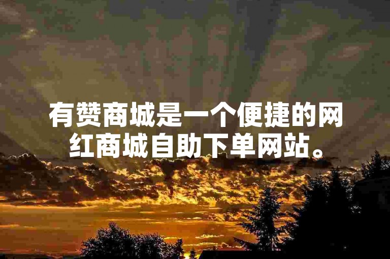 有赞商城是一个便捷的网红商城自助下单网站。