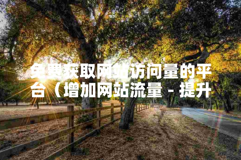 免费获取网站访问量的平台（增加网站流量 - 提升在线曝光率）