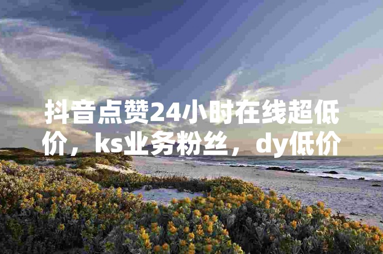 抖音点赞24小时在线超低价，ks业务粉丝，dy低价下单平台最便宜，网站刷亲密度打call。