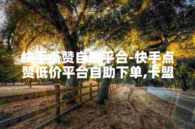 快手点赞自助平台-快手点赞低价平台自助下单,卡盟自助下单官网