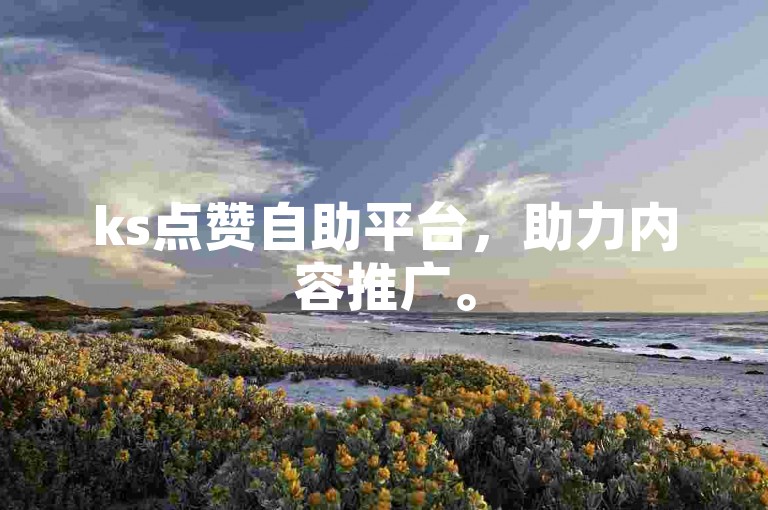 ks点赞自助平台，助力内容推广。