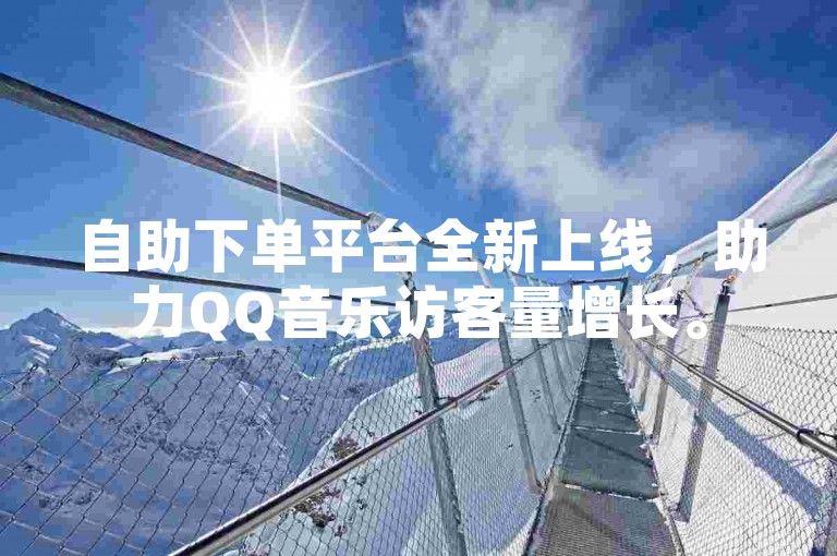自助下单平台全新上线，助力QQ音乐访客量增长。