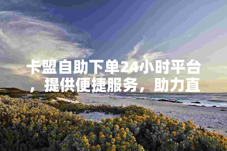 卡盟自助下单24小时平台，提供便捷服务，助力直播间人气提升。