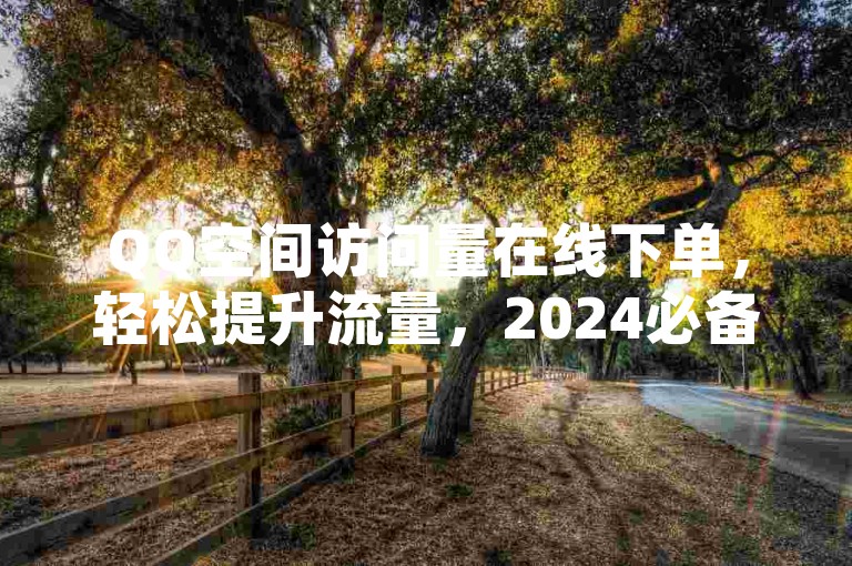 QQ空间访问量在线下单，轻松提升流量，2024必备技能！