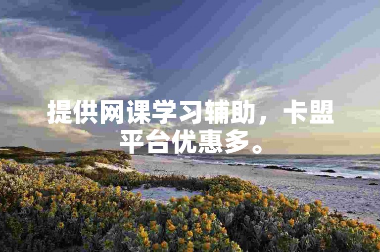 提供网课学习辅助，卡盟平台优惠多。
