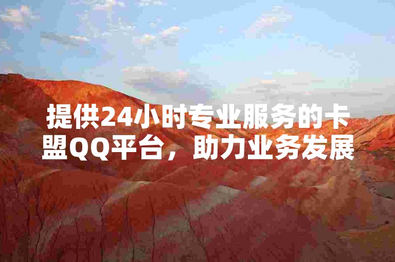 提供24小时专业服务的卡盟QQ平台，助力业务发展。
