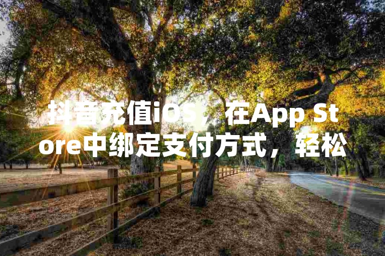 抖音充值iOS，在App Store中绑定支付方式，轻松完成充值。