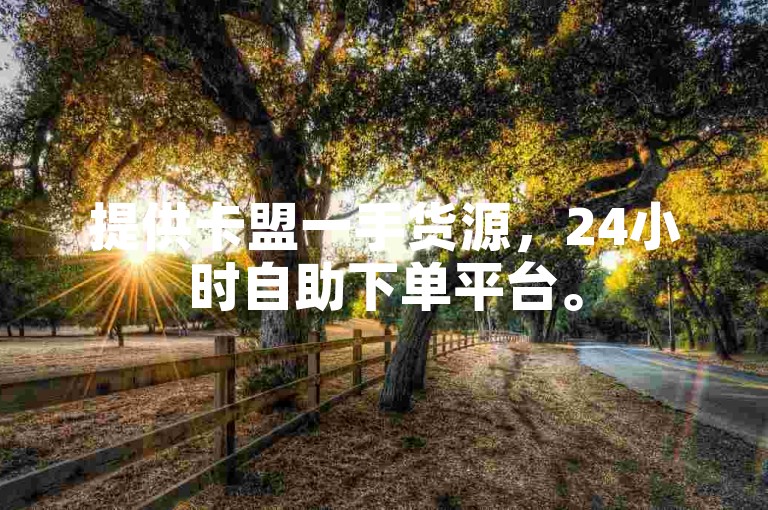 提供卡盟一手货源，24小时自助下单平台。