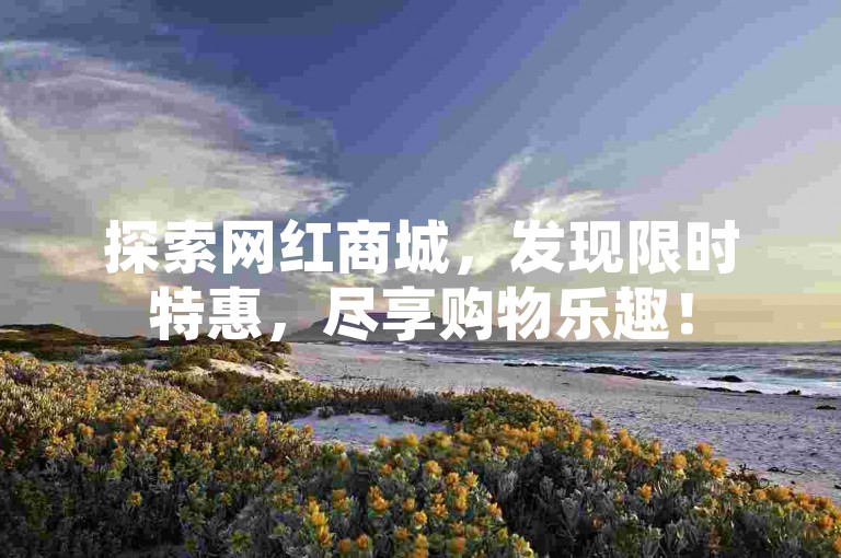 探索网红商城，发现限时特惠，尽享购物乐趣！