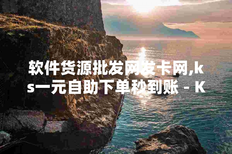 软件货源批发网发卡网,ks一元自助下单秒到账 - Ks24小时秒单业务平台 - qq主页赞一毛几万个赞