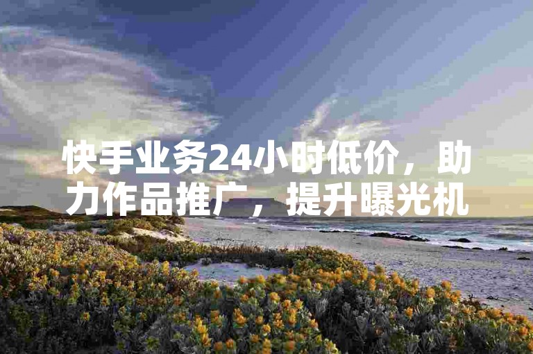 快手业务24小时低价，助力作品推广，提升曝光机会。