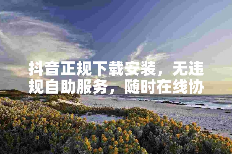 抖音正规下载安装，无违规自助服务，随时在线协助。