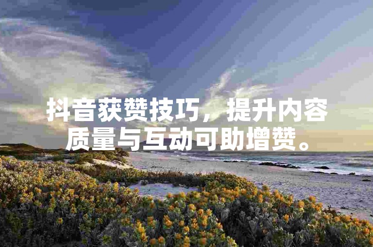 抖音获赞技巧，提升内容质量与互动可助增赞。