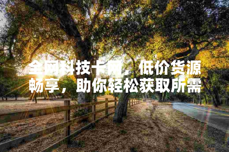 全网科技卡网，低价货源畅享，助你轻松获取所需资源。