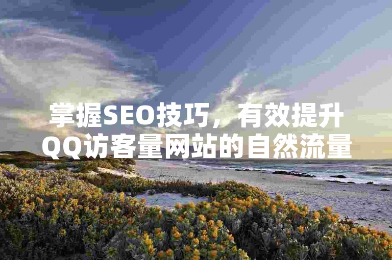 掌握SEO技巧，有效提升QQ访客量网站的自然流量。