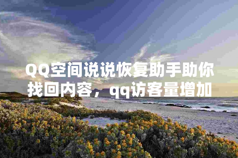 QQ空间说说恢复助手助你找回内容，qq访客量增加网站可提升人气。