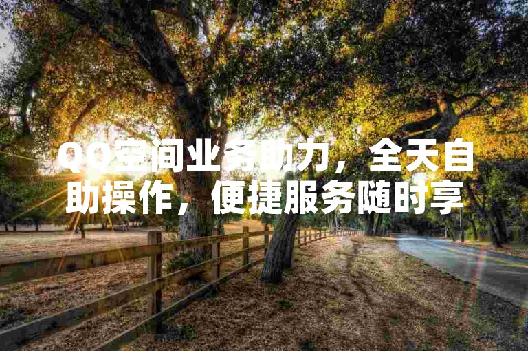 QQ空间业务助力，全天自助操作，便捷服务随时享。
