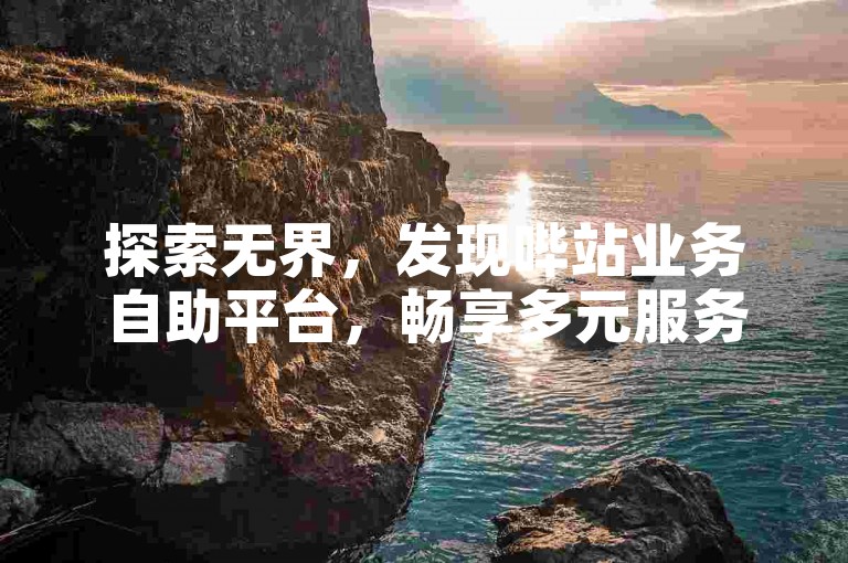 探索无界，发现哔站业务自助平台，畅享多元服务体验。