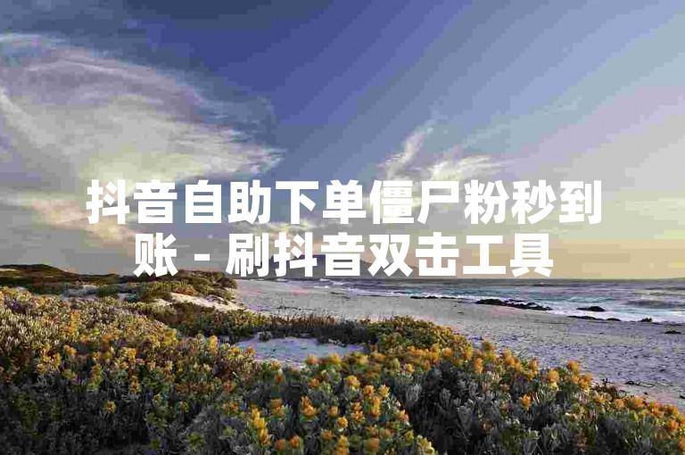 抖音自助下单僵尸粉秒到账 - 刷抖音双击工具