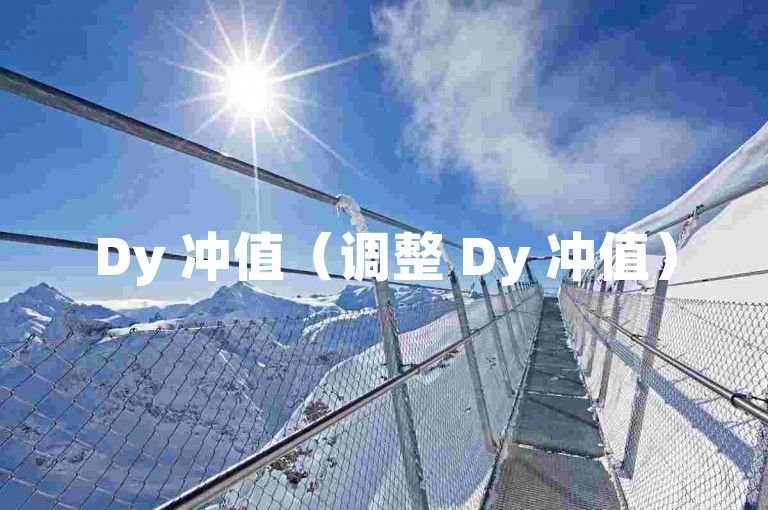 Dy 冲值（调整 Dy 冲值）