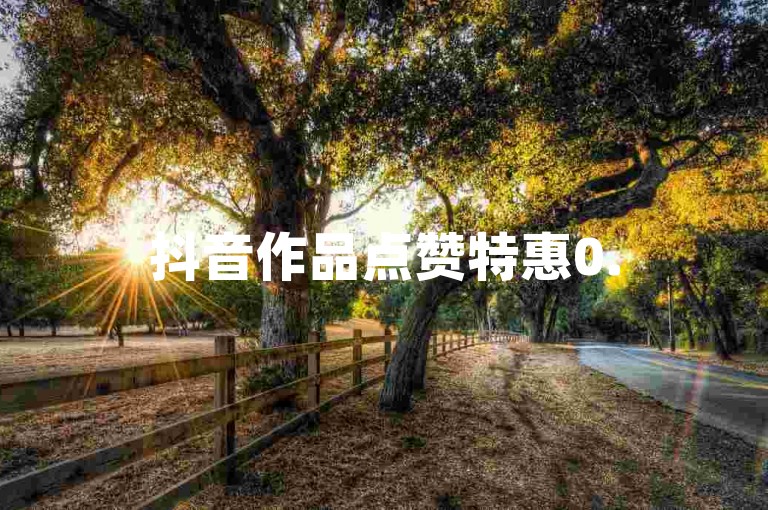 抖音作品点赞特惠0.5元200，小红书粉丝速来下单。