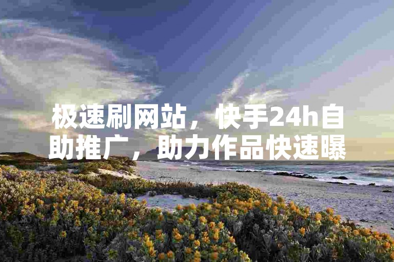 极速刷网站，快手24h自助推广，助力作品快速曝光！