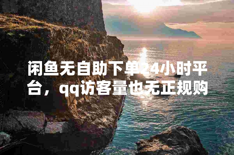 闲鱼无自助下单24小时平台，qq访客量也无正规购买渠道。
