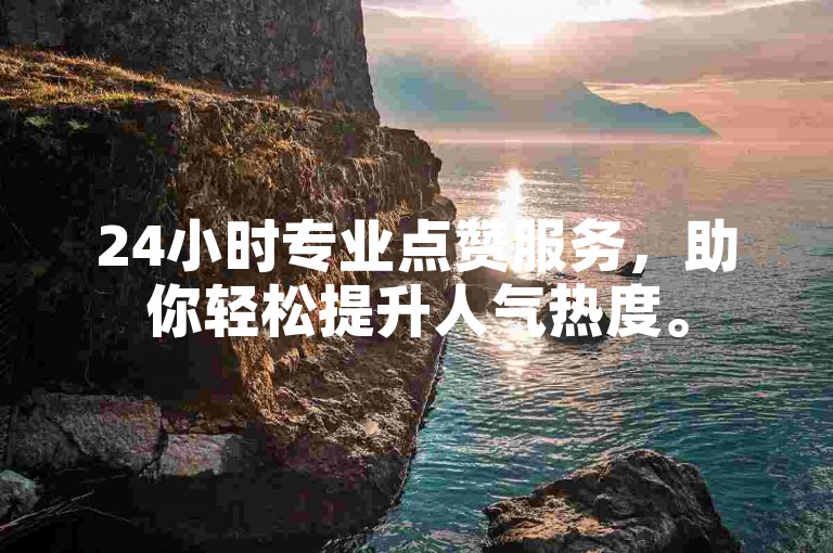 24小时专业点赞服务，助你轻松提升人气热度。