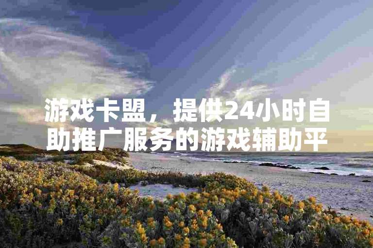 游戏卡盟，提供24小时自助推广服务的游戏辅助平台。