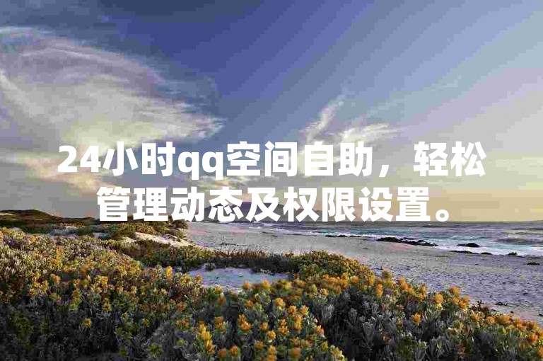 24小时qq空间自助，轻松管理动态及权限设置。